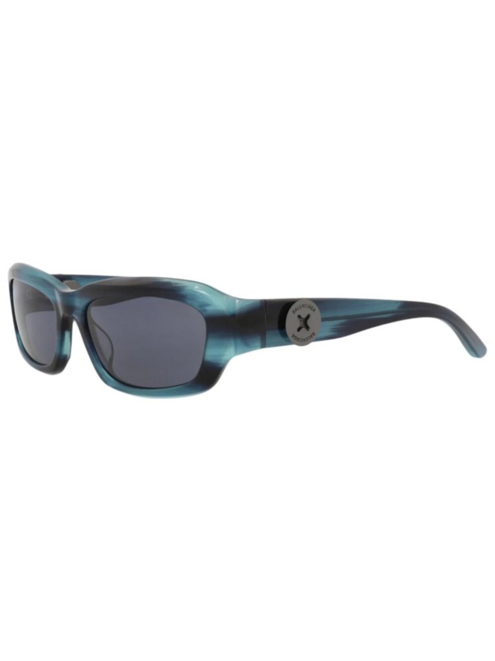New Balenciaga Women's Sunglasses Square Rectangle Recycled Acetate Frame Unisex